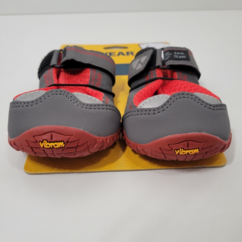 Ruffwear Grip Trex Red Dog Boots Size 3" Vibram Soles New - Picture 4 of 4
